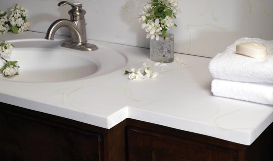 cultured marble vanity sink