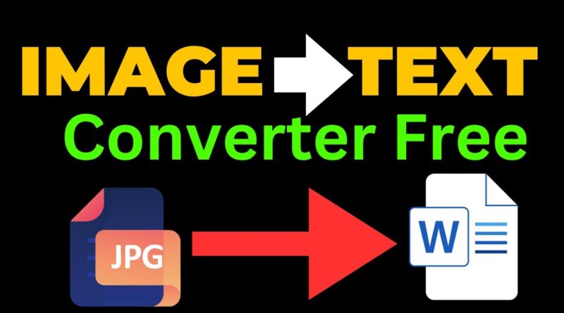 Image to Text Converter