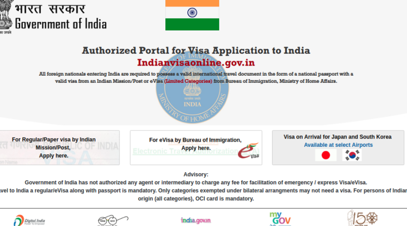 Indian e-Visa Application Process & Online Portal