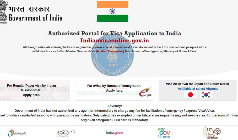 Indian e-Visa Application Process & Online Portal