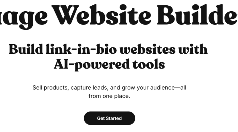 website builder for socials