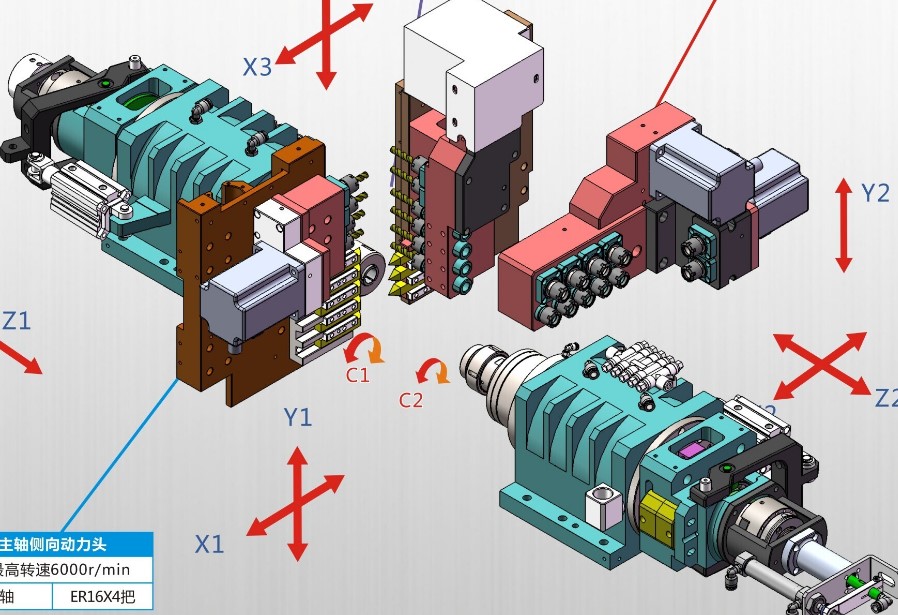 swiss type lathe machine