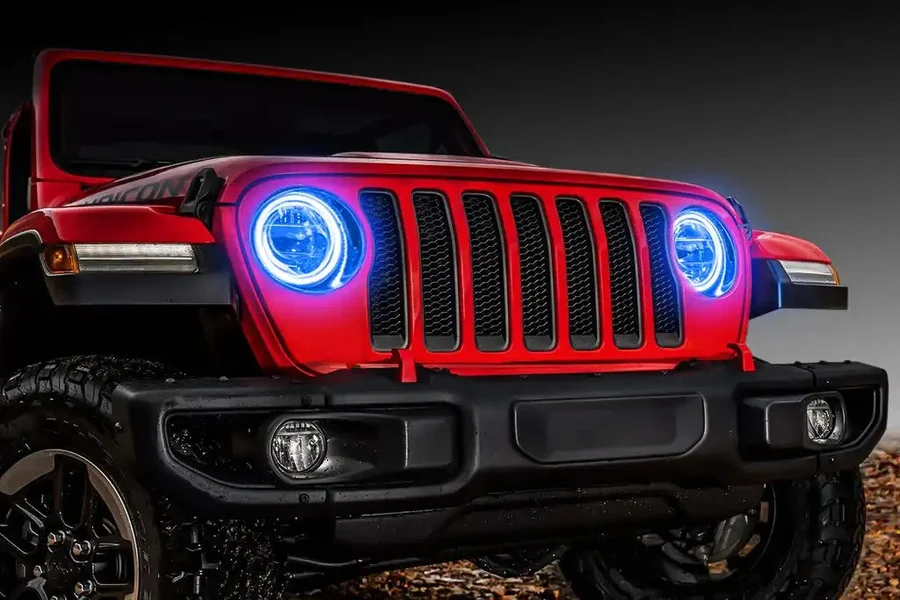 Jeep Wrangler LED Headlights